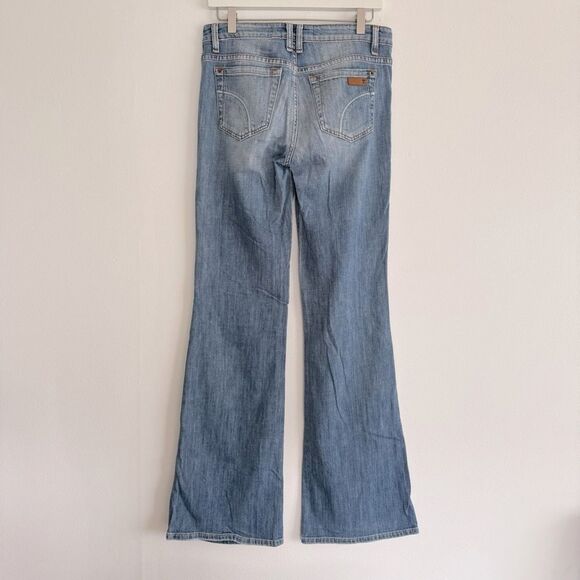 Joe's Wide Leg Light Wash Flare Jeans - Picture 4 of 5
